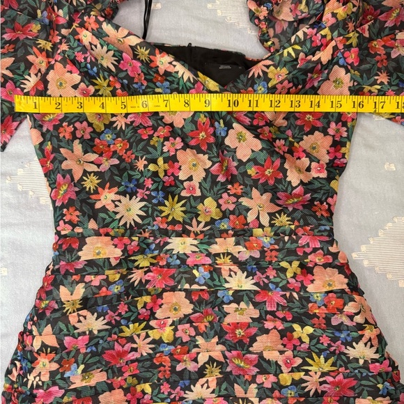 C/MEO Collective Red and Pink Long Sleeve Dress #332 - Picture 14 of 17